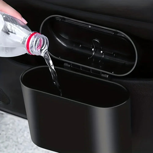 1pc Car Trash Can - Mini Garbage Bin and Organizer for Clean and Tidy Car Interiors